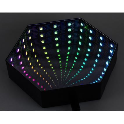 Rabalux - LED RGB Ściemnialna lampa stołowa LED/1W/5V + pilot zdalnego sterowania