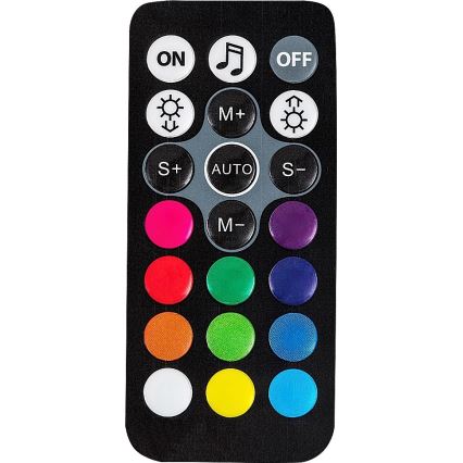 Rabalux - LED RGB Ściemnialna lampa stołowa LED/1W/5V + pilot zdalnego sterowania