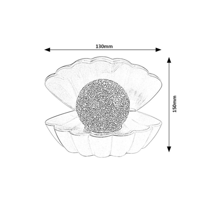 Rabalux - Lampa dekoracyjna LED RGB LED/0,8W/3xAAA