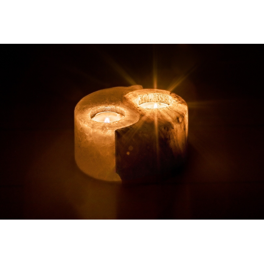 Rabalux - Lampa solna - świecznik szary/biały