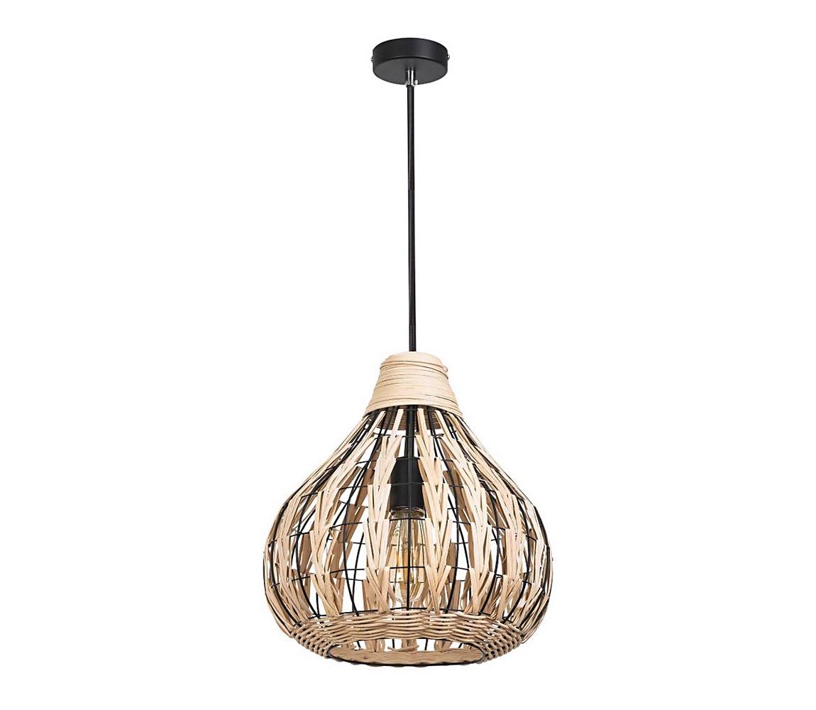 Rabalux 7604 - Żyrandol na lince ZAHARA 1xE27/40W/230V rattan