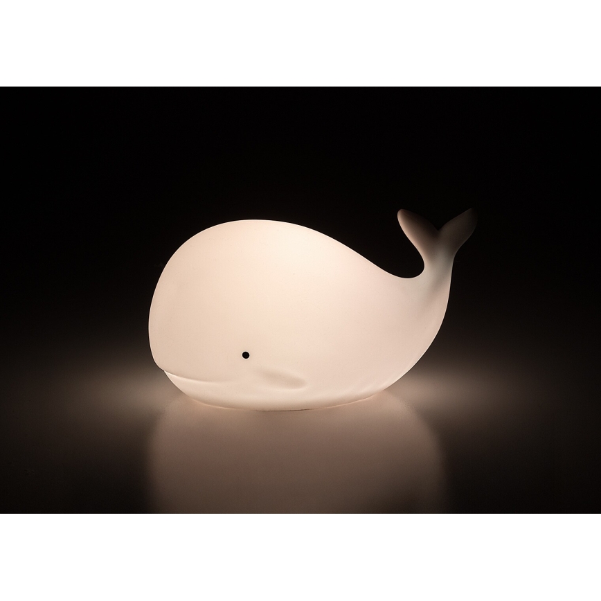 Rabalux - LED RGB dotykowa lampka nocna LED/0,05W/1xCR2032 wieloryb