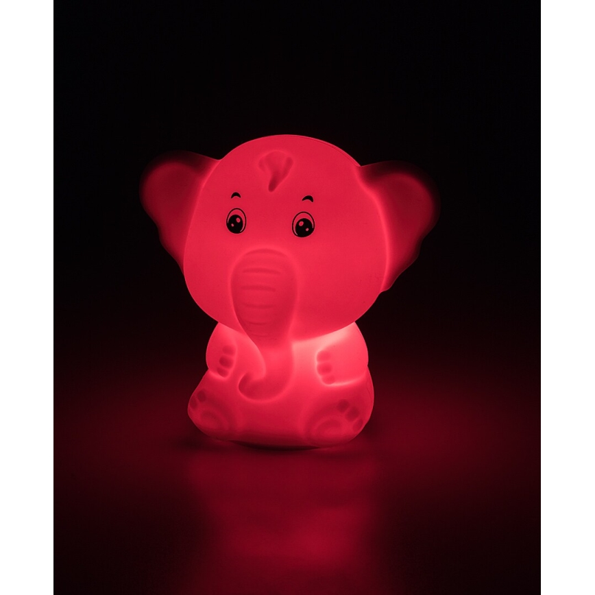 Rabalux - LED RGB dotykowa lampka nocna LED/0,05W/1xCR2032 słoń