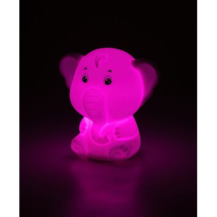Rabalux - LED RGB dotykowa lampka nocna LED/0,05W/1xCR2032 słoń