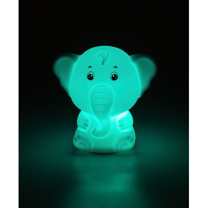 Rabalux - LED RGB dotykowa lampka nocna LED/0,05W/1xCR2032 słoń