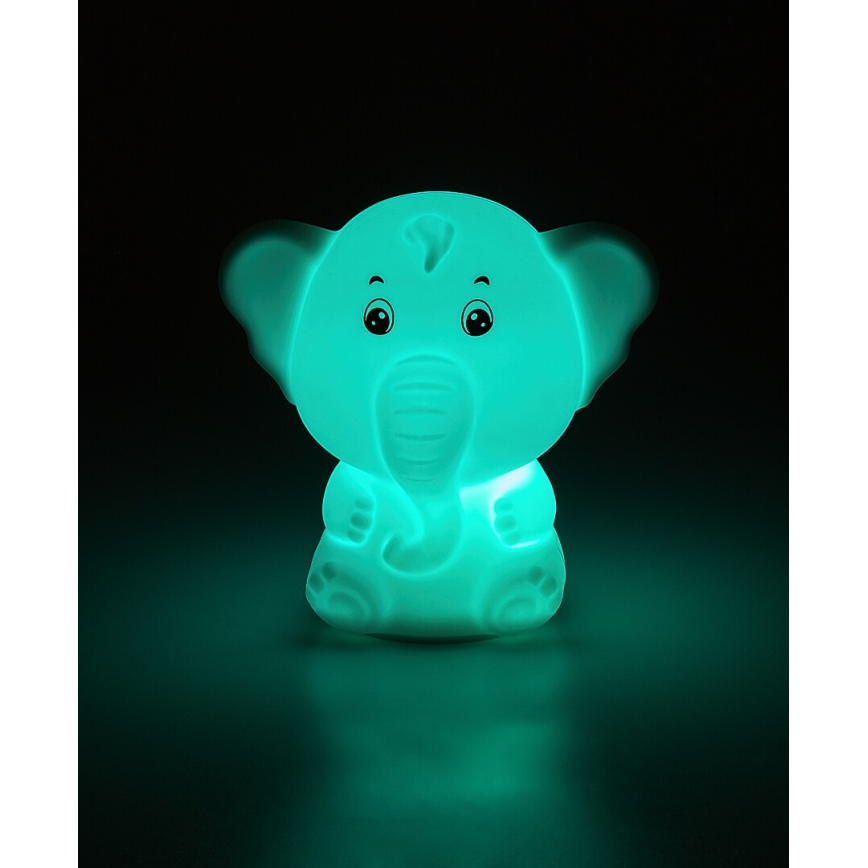 Rabalux - LED RGB dotykowa lampka nocna LED/0,05W/1xCR2032 słoń