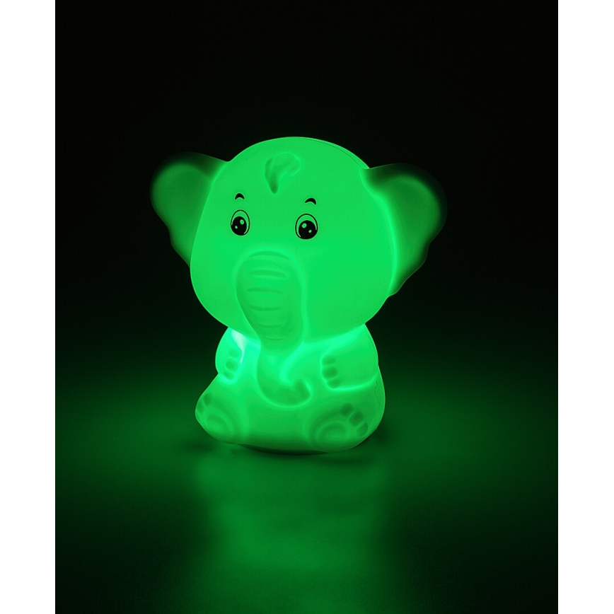 Rabalux - LED RGB dotykowa lampka nocna LED/0,05W/1xCR2032 słoń