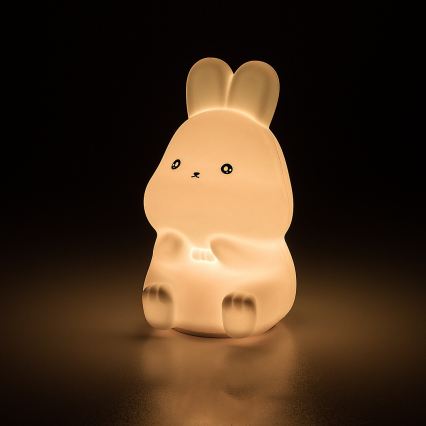 Rabalux - LED RGB dotykowa lampka nocna LED/0,05W/1xCR2032 królik