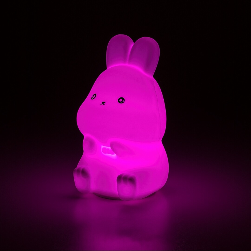 Rabalux - LED RGB dotykowa lampka nocna LED/0,05W/1xCR2032 królik