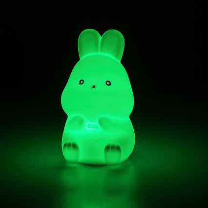 Rabalux - LED RGB dotykowa lampka nocna LED/0,05W/1xCR2032 królik