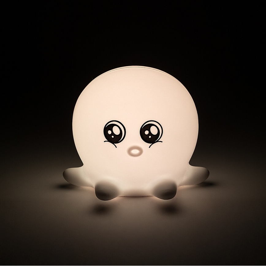 Rabalux - LED RGB dotykowa lampka nocna LED/0,05W/1xCR2032 ośmiornica