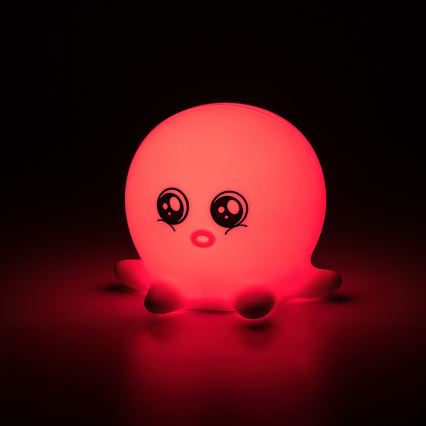 Rabalux - LED RGB dotykowa lampka nocna LED/0,05W/1xCR2032 ośmiornica