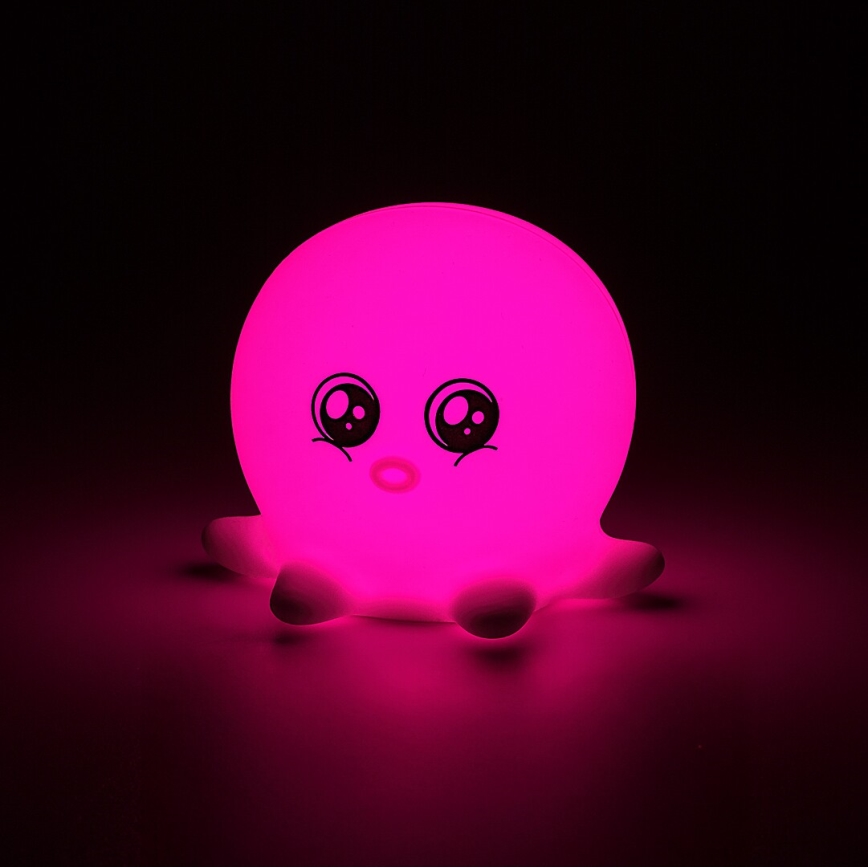 Rabalux - LED RGB dotykowa lampka nocna LED/0,05W/1xCR2032 ośmiornica