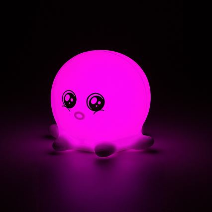 Rabalux - LED RGB dotykowa lampka nocna LED/0,05W/1xCR2032 ośmiornica