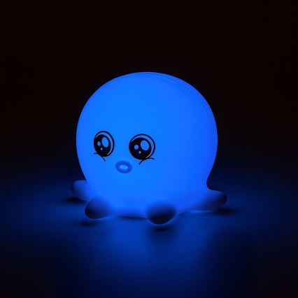 Rabalux - LED RGB dotykowa lampka nocna LED/0,05W/1xCR2032 ośmiornica