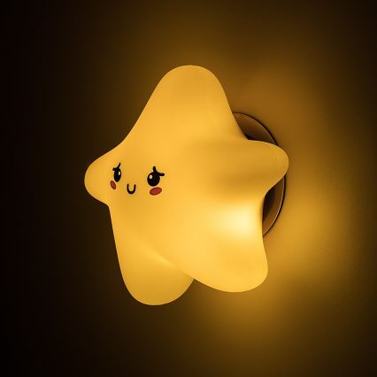 Rabalux - ściemnialna ładowalna dotykowa lampka nocna dla dzieci LED/2,7W/5V 200 mAh gwiazdka
