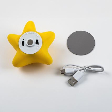 Rabalux - ściemnialna ładowalna dotykowa lampka nocna dla dzieci LED/2,7W/5V 200 mAh gwiazdka