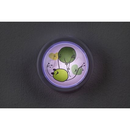 Rabalux - LED Lampka dziecięca nocna LED/0,3W/2xAA 6000K