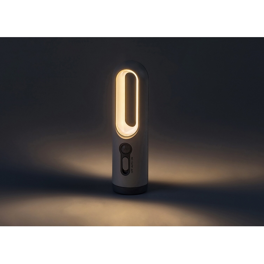 Rabalux - Przenośna ładowalna lampa LED z czujnikiem LED/0,8W/3,7V 3000/7000K