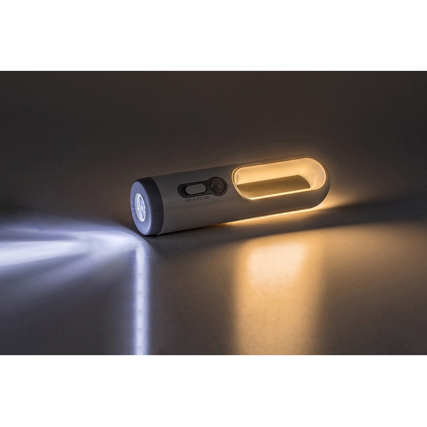 Rabalux - Przenośna ładowalna lampa LED z czujnikiem LED/0,8W/3,7V 3000/7000K