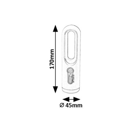 Rabalux - Przenośna ładowalna lampa LED z czujnikiem LED/0,8W/3,7V 3000/7000K