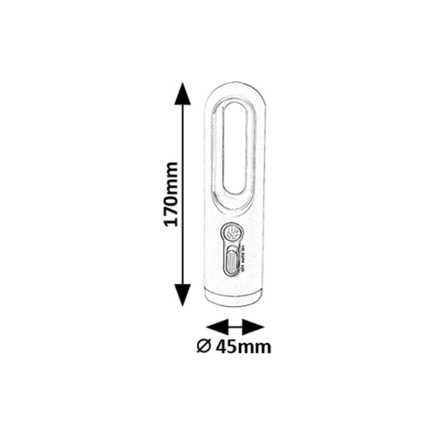Rabalux - Przenośna ładowalna lampa LED z czujnikiem LED/0,8W/3,7V 3000/7000K