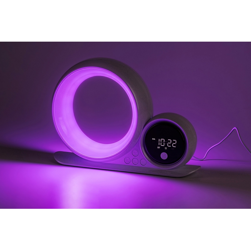 Rabalux - LED RGB Lampa stołowa z głośnikiem LED/5W/230V