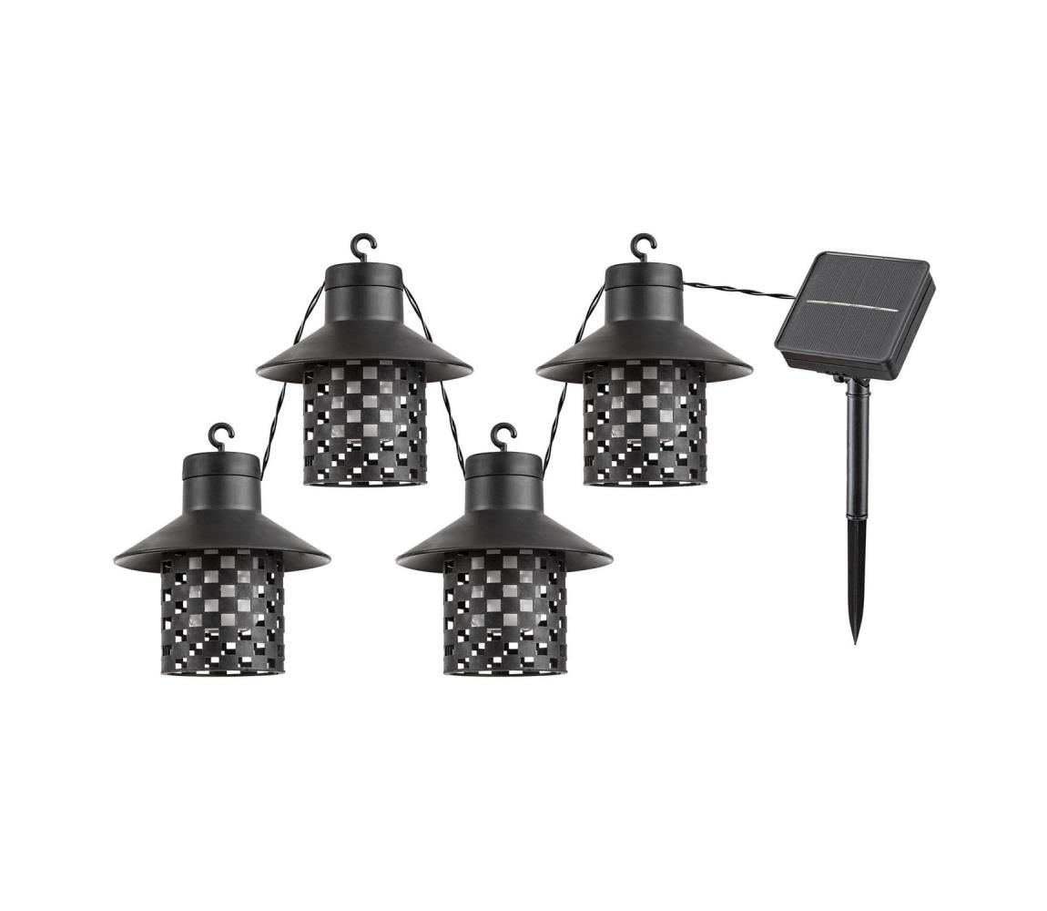 Rabalux 77003 - LED lampa solarny XIMPU 8xLED/0,1W/1,2V IP44