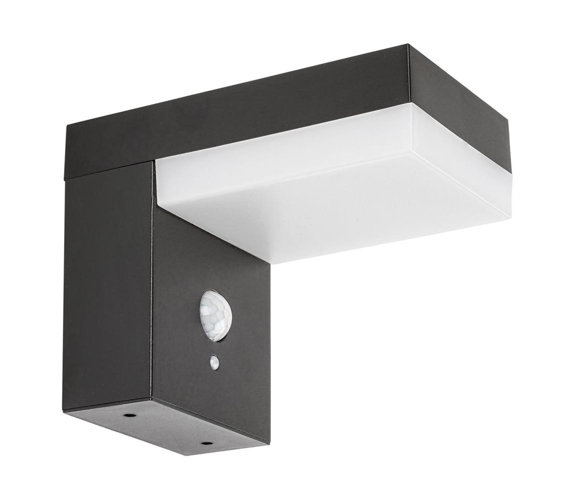 Rabalux 77009 - LED Lampa solarna z czujnikiem ZREBAR LED/6W/3,7V IP44