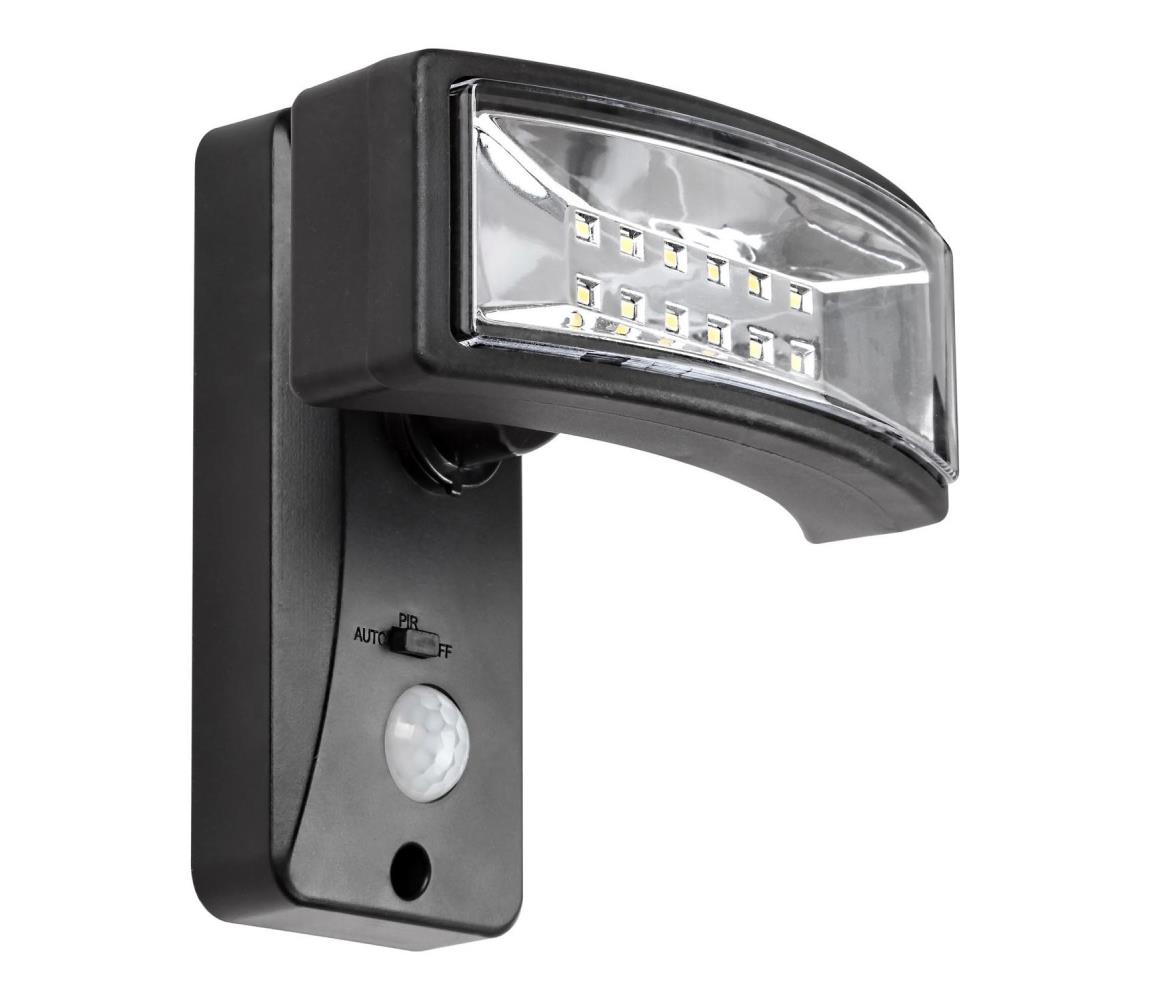 Rabalux 77019 - LED Lampa solarne z czujnikiem VALPOVO LED/2,4W/3,7V IP44