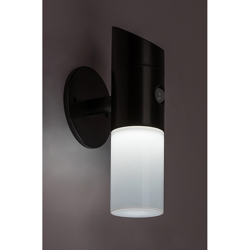 Rabalux - LED RGB Kinkiet solarny z czujnikiem LED/1W/3,7V IP44 czarny