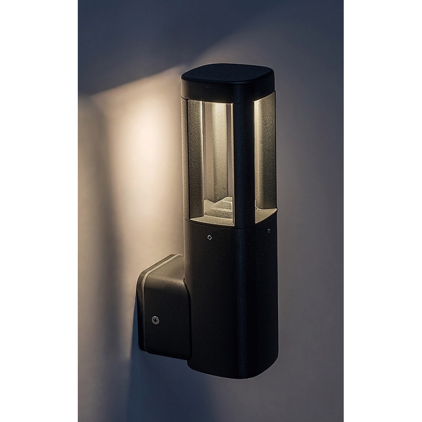 Rabalux - LED Kinkiet zewnętrzny LED/7W/230V IP54 antracyt