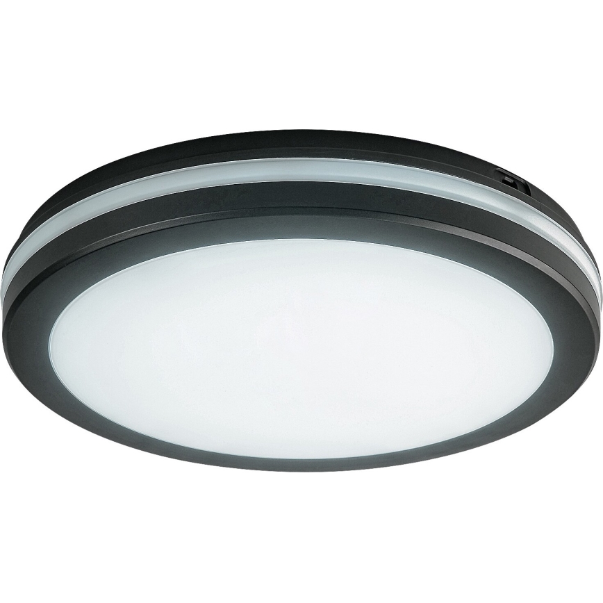 Rabalux - LED Plafon łazienkowy LED/28W/230V 3000/4000/6500K IP54 czarny