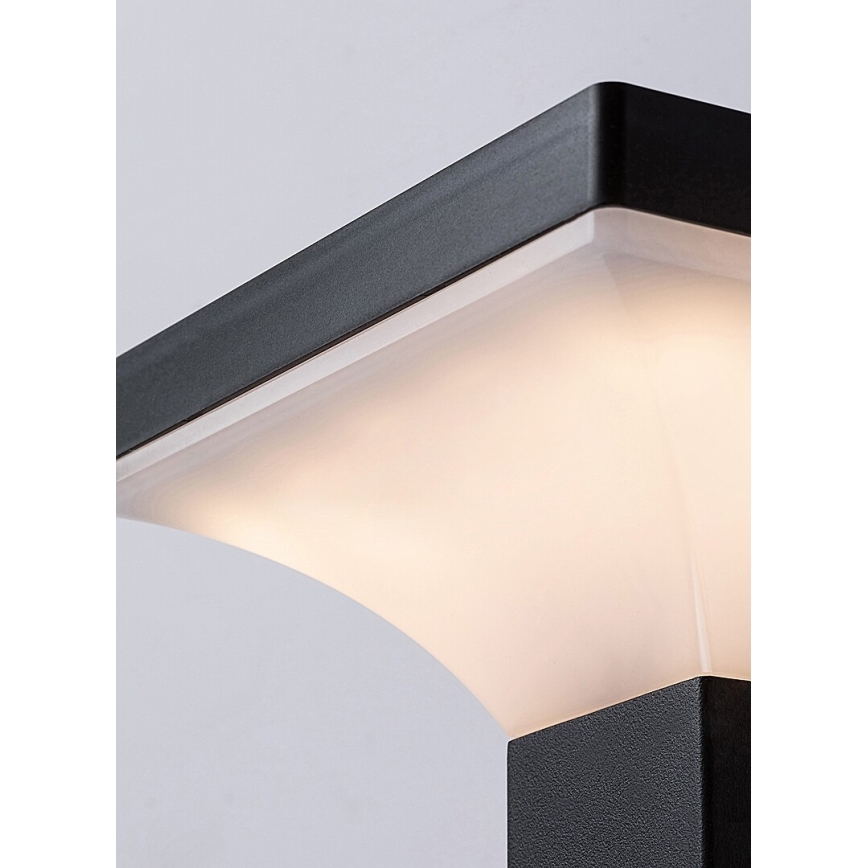 Rabalux - LED Solarna lampa ścienna z czujnikiem LED/4W/230V IP44 czarna 2200 mAh
