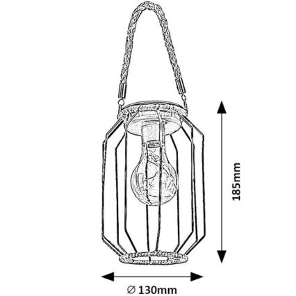 Rabalux - LED Oświetlenie solarne SLUIS LED/0,2W/1,2V IP44