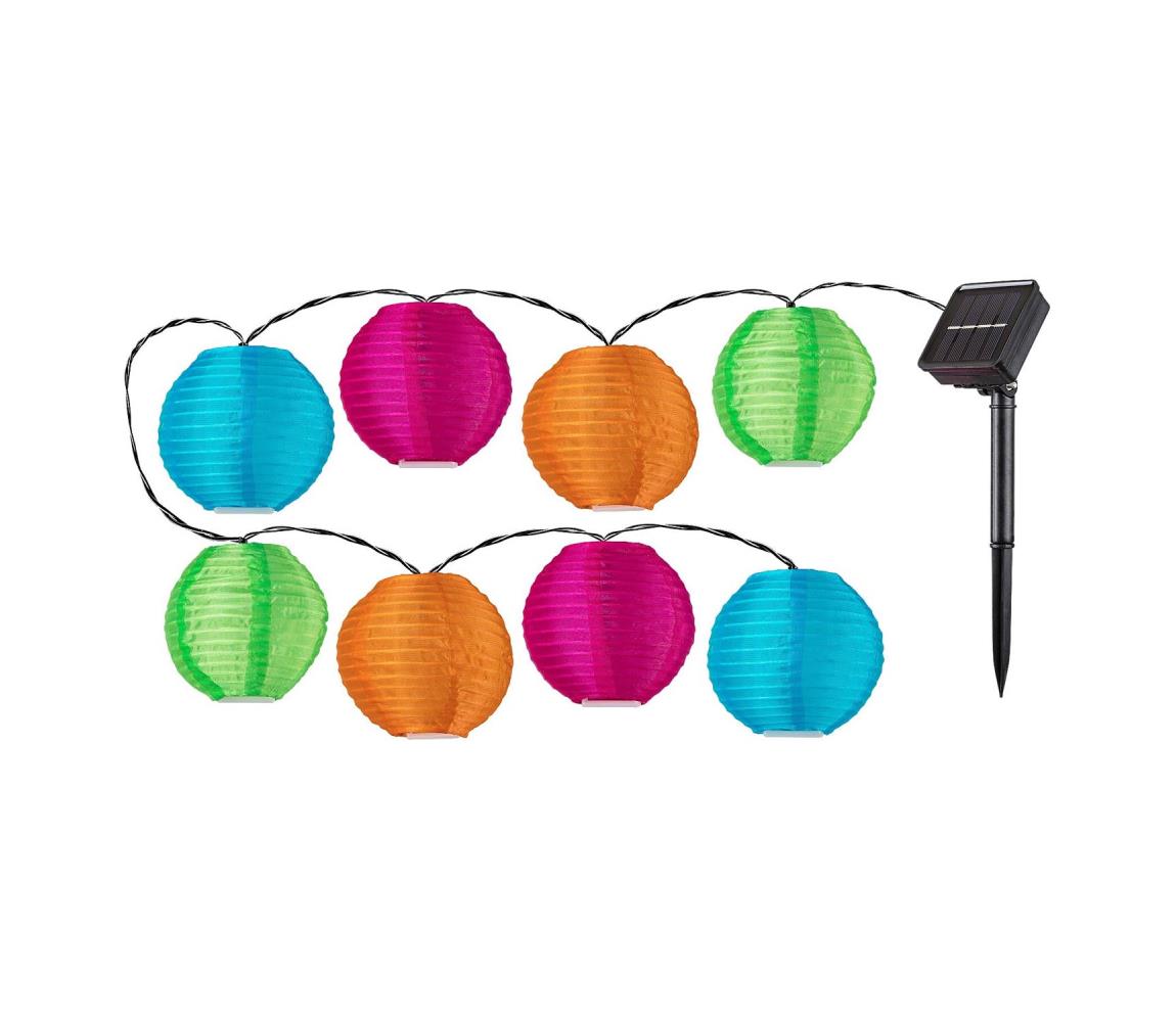Rabalux 77048 - LED Łańcuch solarny TITU 8xLED/0,48W/1,2V IP44
