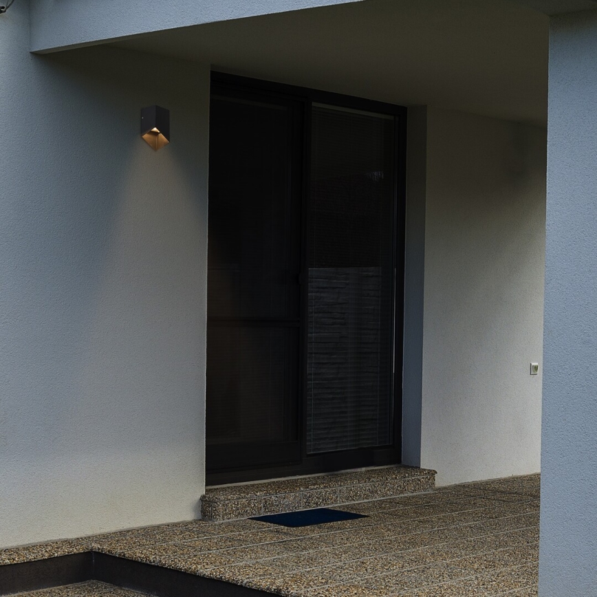 Rabalux - LED Kinkiet zewnętrzny LED/5W/230V IP54 czarny