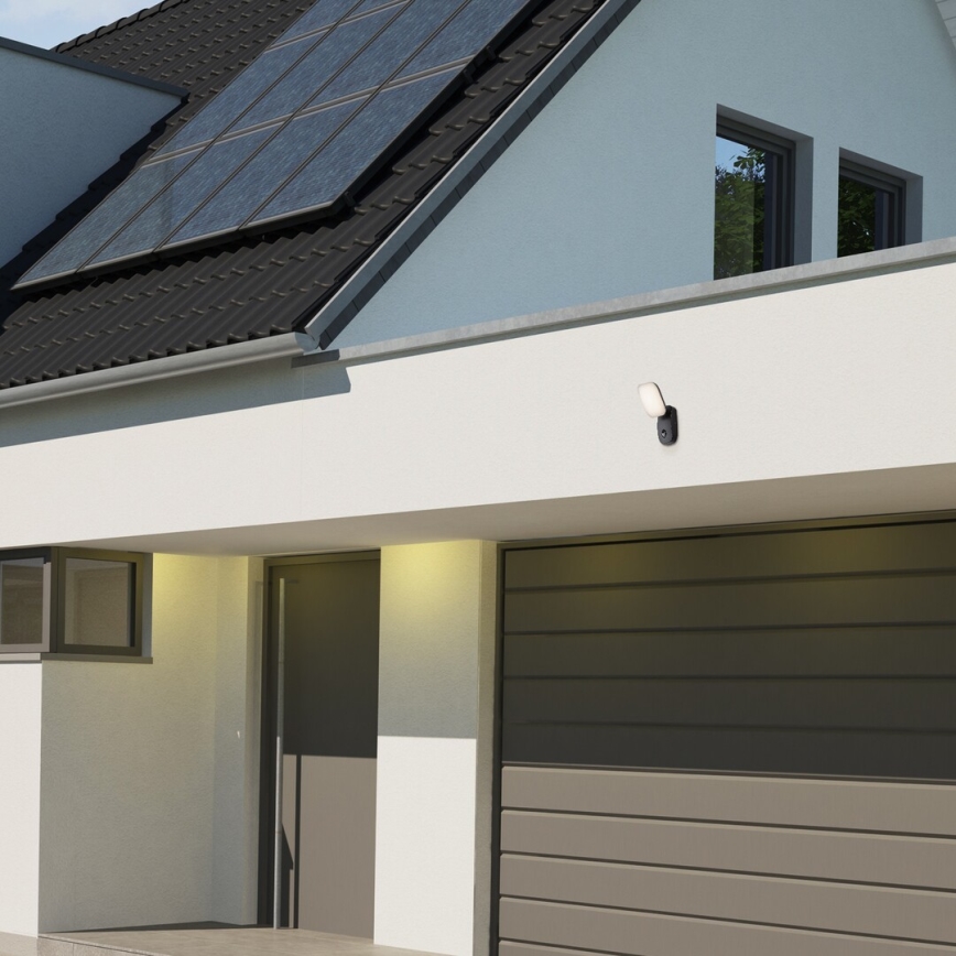 Rabalux - LED elastyczna oprawa naścienna do montażu na zewnątrz z czujnikiem LED/12W/230V IP44