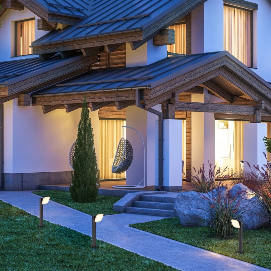 Rabalux - LED elastyczna oprawa naścienna do montażu na zewnątrz LED/12W/230V IP44 50 cm czarny