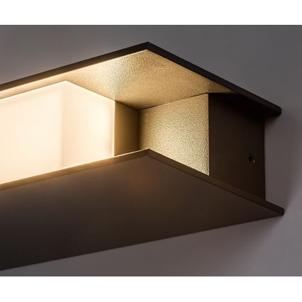 Rabalux - Zewnętrzny kinkiet LED/13W/230V IP65 antracyt