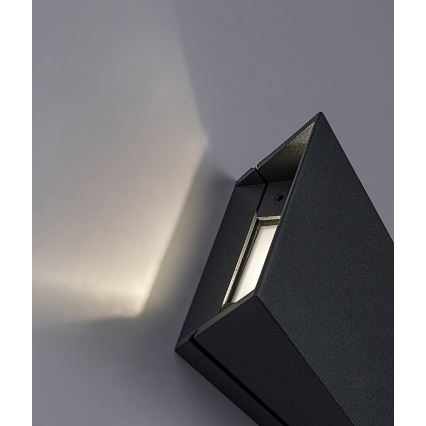 Rabalux - LED Kinkiet zewnętrzny LED/3W/230V IP65 antracyt
