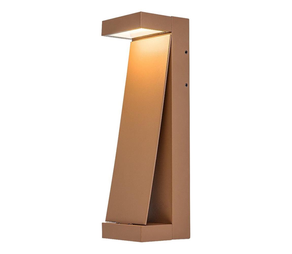 Rabalux 77068 - Zewnętrzna oprawa ścienna BRADU LED/13W/230V IP65 brązowa