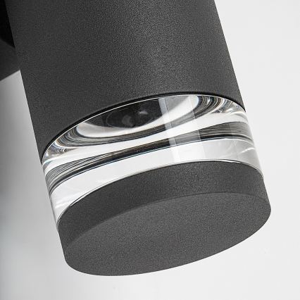Rabalux - Zewnętrzny kinkiet 2xGU10/10W/230V IP54 antracyt