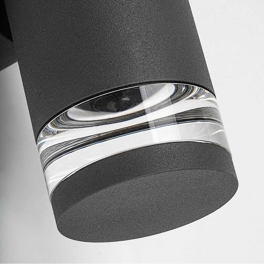 Rabalux - Zewnętrzny kinkiet 2xGU10/10W/230V IP54 antracyt