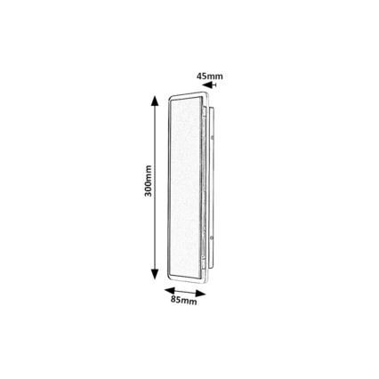 Rabalux - LED zewnętrzny kinkiet LED/18W/230V IP54 czarny