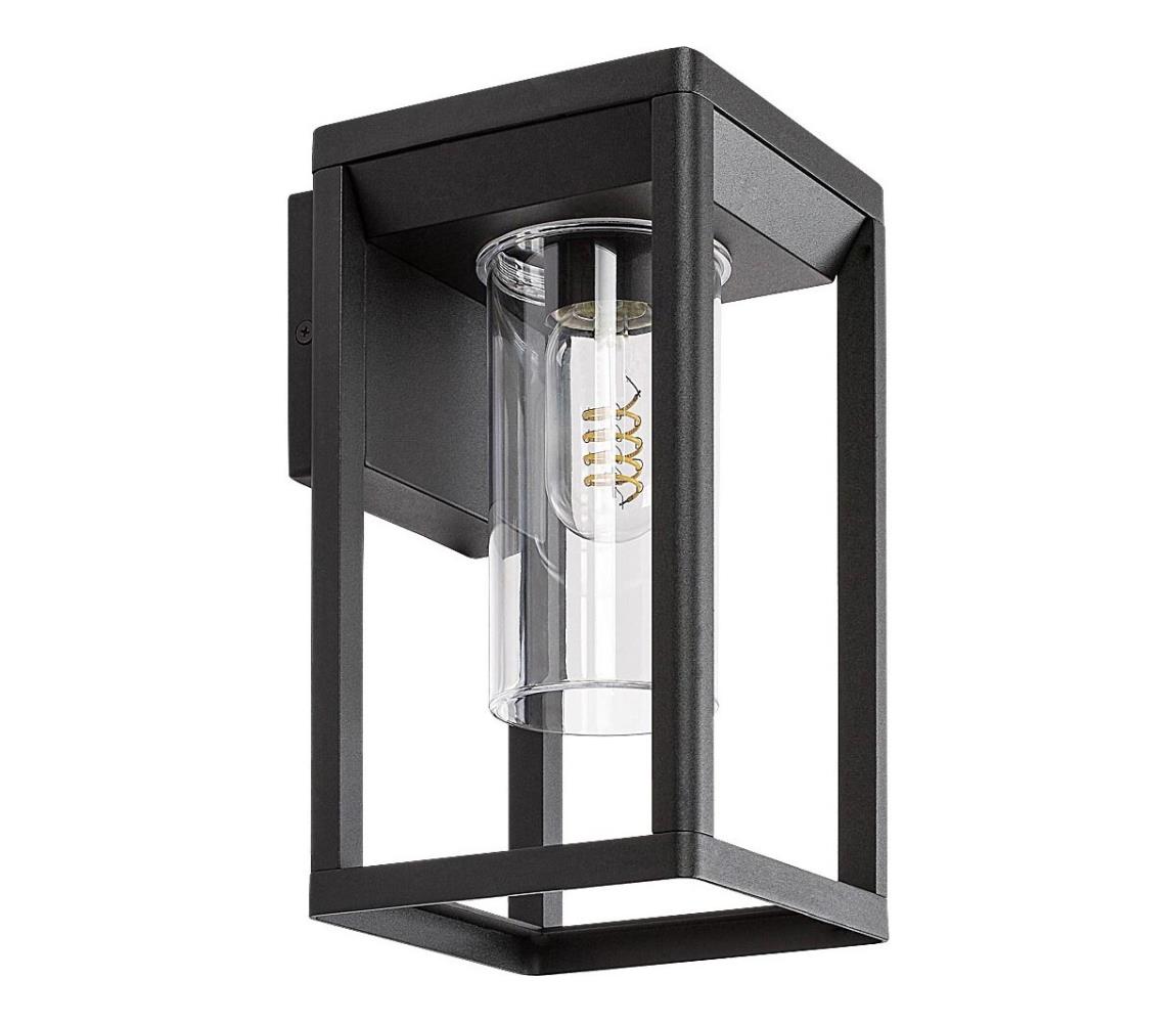 Rabalux 77085 - Kinkiet zewnętrzny ZERNEST 1xE27/15W/230V IP54 czarny