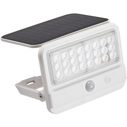 Rabalux - LED Kinkiet solarny z czujnikiem LED/7W/3,7V IP54 biały