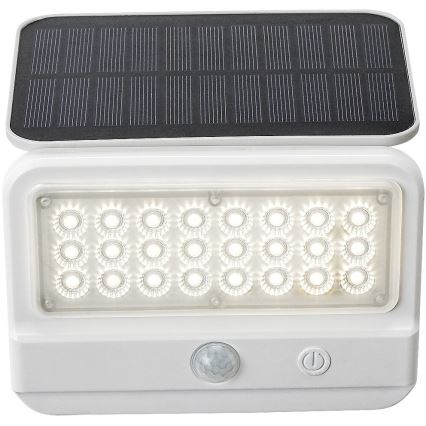 Rabalux - LED Kinkiet solarny z czujnikiem LED/7W/3,7V IP54 biały