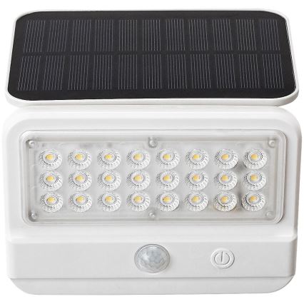 Rabalux - LED Kinkiet solarny z czujnikiem LED/7W/3,7V IP54 biały