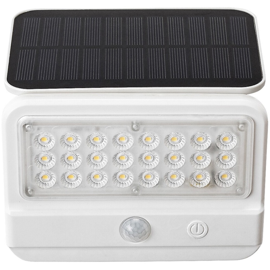 Rabalux - LED Kinkiet solarny z czujnikiem LED/7W/3,7V IP54 biały